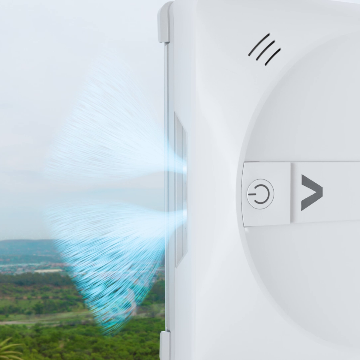 Pulvérisation automatique de produit du robot lave vitre SQ+