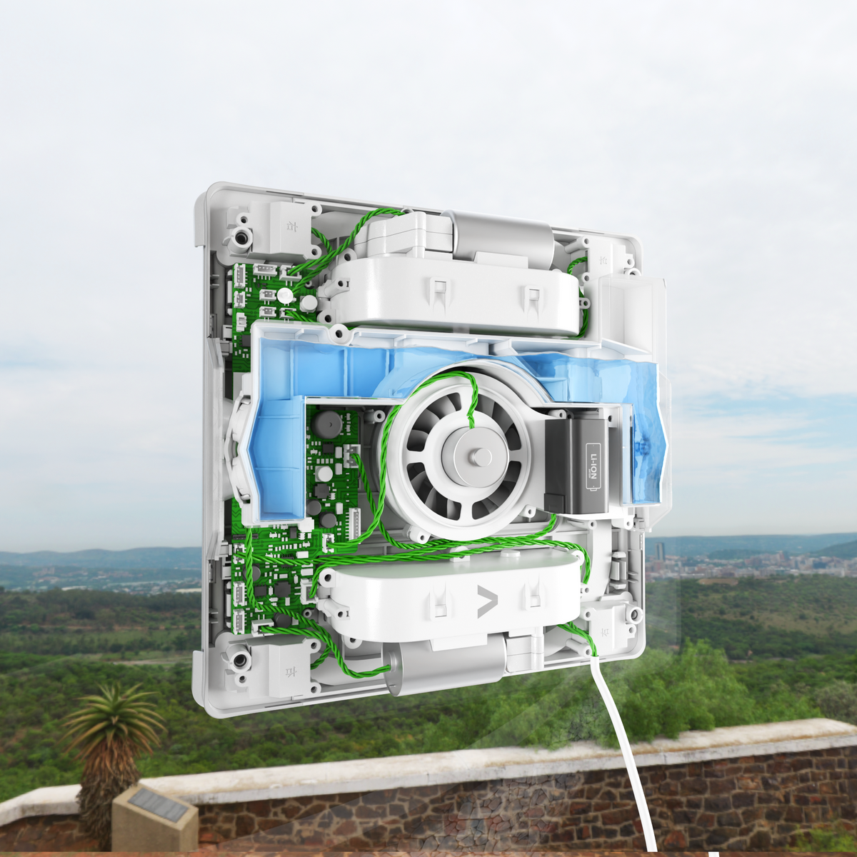 Visuel intérieur du robot, qualité de fabrication supérieure, robot lave vitre SQ+